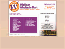 Tablet Screenshot of michiganwholesalemart.com